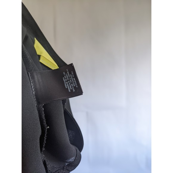 Maeve black sleeveless blouse, sz 4. Slouchy, tiered, high low, hook & eye front - Picture 11 of 12